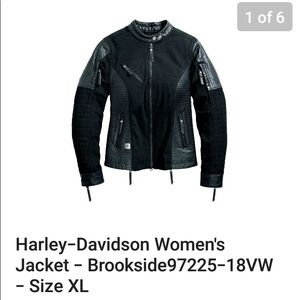 Womens Harley Davidson Partial Leather XL